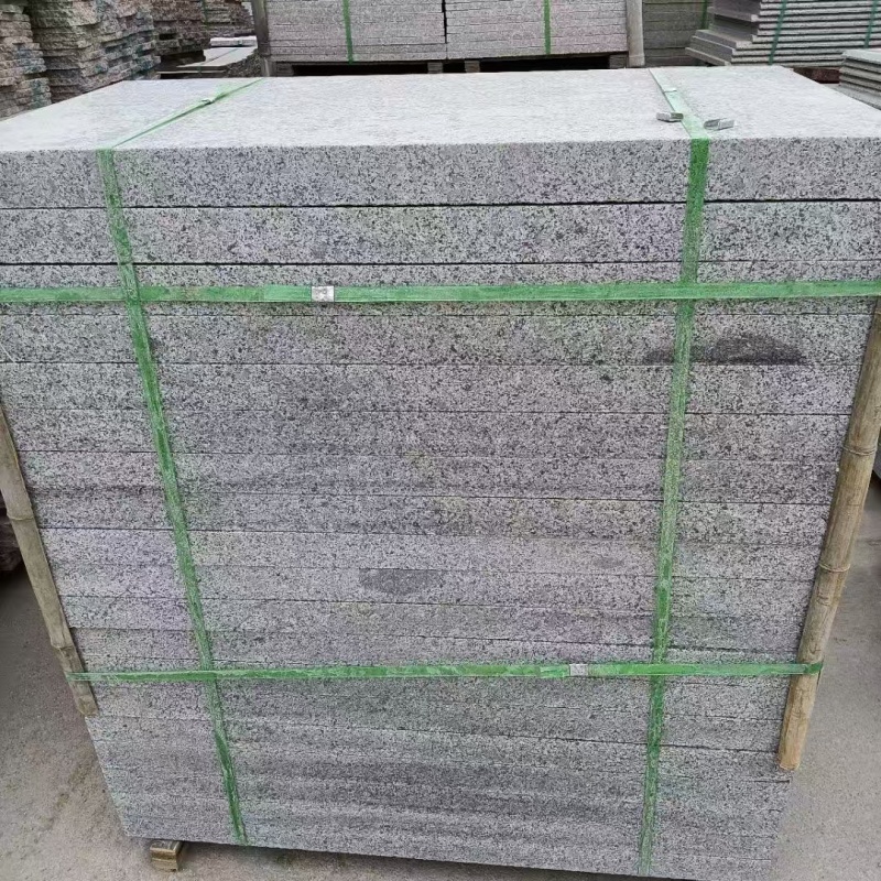 芝麻白地铺石石材厂家